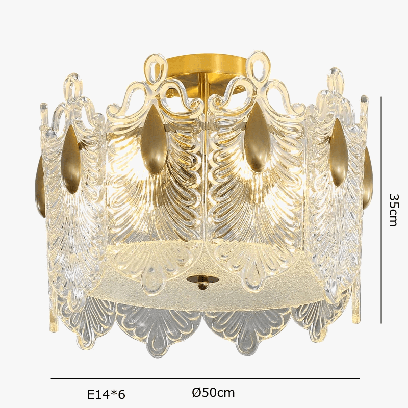 Plafonnier de Luxe 2024 - LED intégrée et Contrôle Lamparas | Marco Lucetti