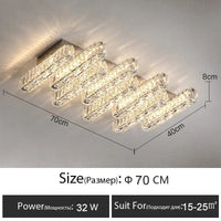 Plafonnier de luxe en cristal contemporain | Marco Lucetti