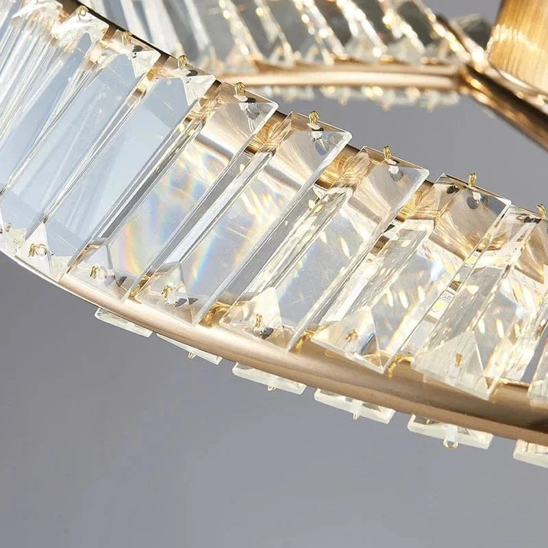 Plafonnier de luxe en cristal LED nordique - Parfait pour sublimer votre intérieur | Marco Lucetti