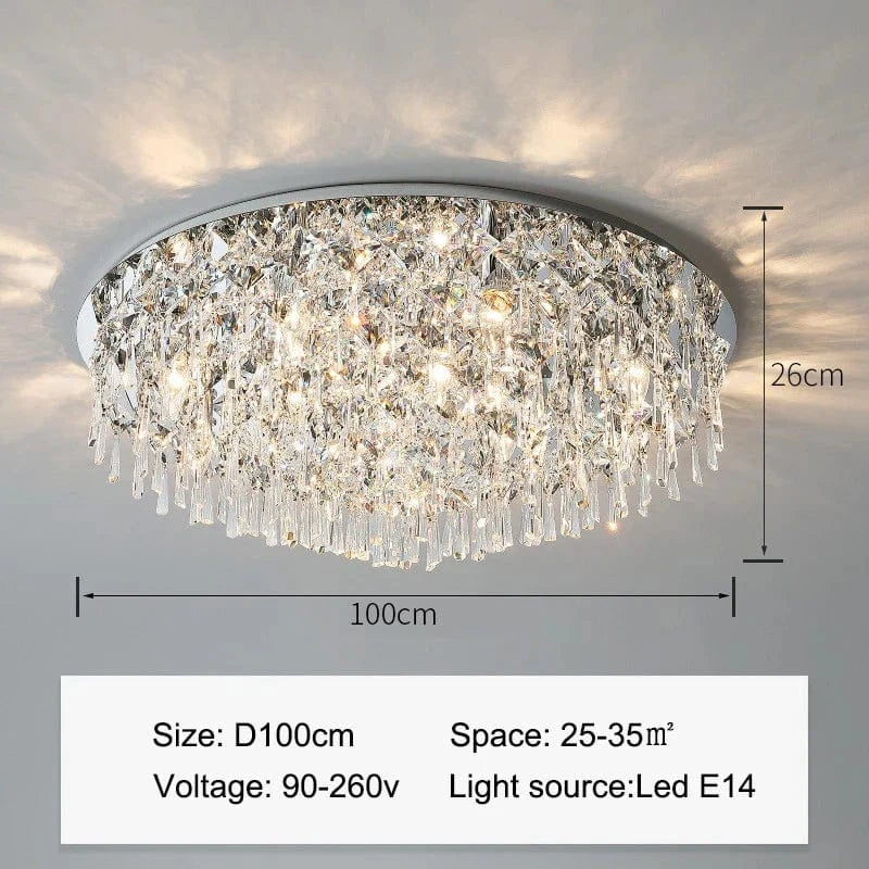 Plafonnier de salon design & tendance | Marco Lucetti Dia100cm / Lumière blanche