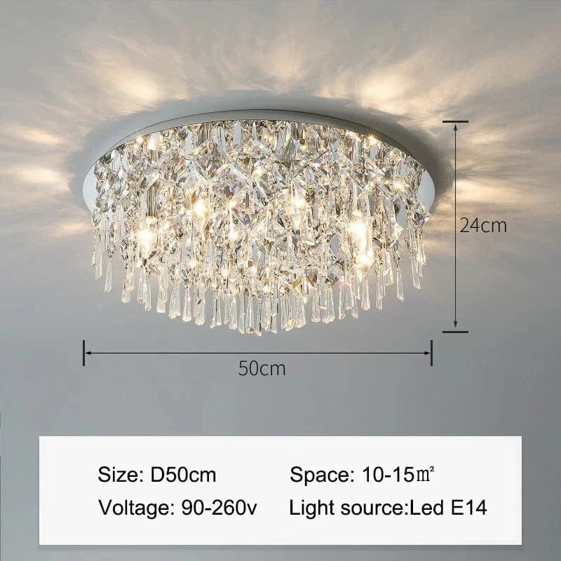 Plafonnier de salon design & tendance | Marco Lucetti Diamètre50cm / 3 lumières de couleur