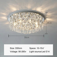 Plafonnier de salon design & tendance | Marco Lucetti Diamètre50cm / 3 lumières de couleur