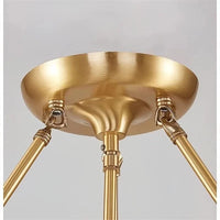 Plafonnier de Style Européen en Cuivre Pur | Marco Lucetti