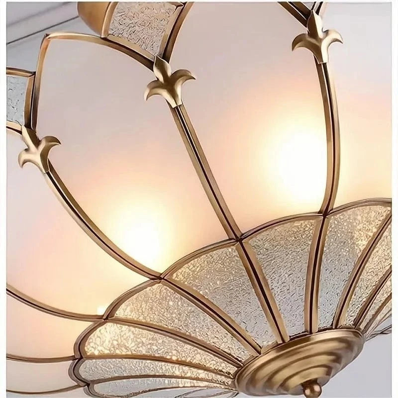 Plafonnier de Style Européen en Cuivre Pur | Marco Lucetti