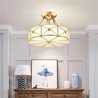 Plafonnier de Style Européen en Cuivre Pur | Marco Lucetti