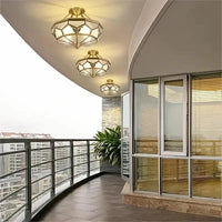 Plafonnier de Style Européen en Cuivre Pur | Marco Lucetti