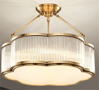 Plafonnier de Style Européen en Cuivre Pur | Marco Lucetti A / L / Changeable