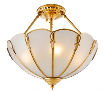 Plafonnier de Style Européen en Cuivre Pur | Marco Lucetti L / L / Changeable