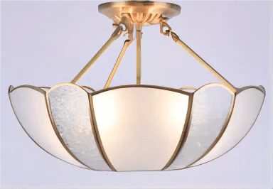 Plafonnier de Style Européen en Cuivre Pur | Marco Lucetti M / L / Changeable