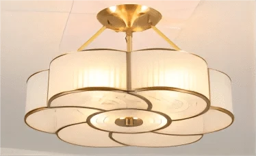 Plafonnier de Style Européen en Cuivre Pur | Marco Lucetti R / L / Changeable