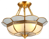 Plafonnier de Style Européen en Cuivre Pur | Marco Lucetti X / L / Changeable