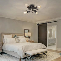 Plafonnier DEL Nordique Noir/Doré | Marco Lucetti