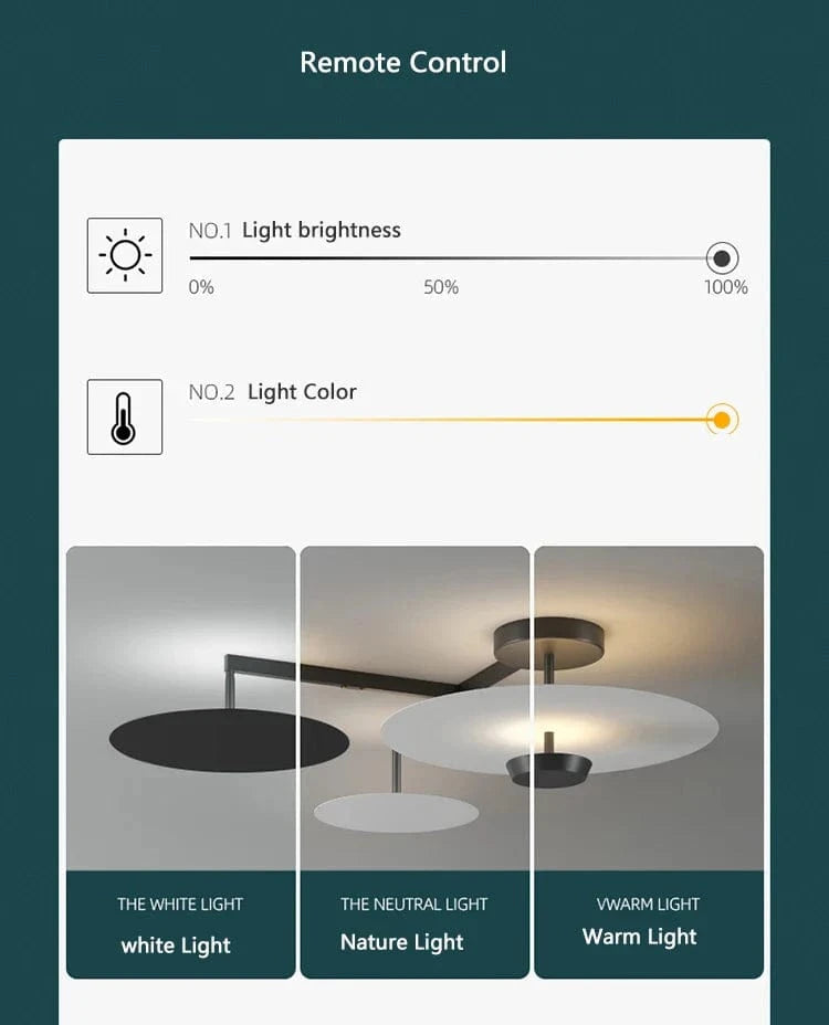 Plafonnier design élégant en métal et verre | Marco Lucetti