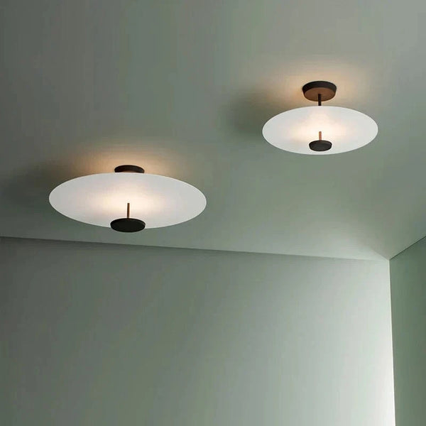 Plafonnier design élégant en métal et verre | Marco Lucetti