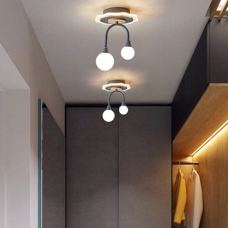 Plafonnier design en métal Basil | Marco Lucetti