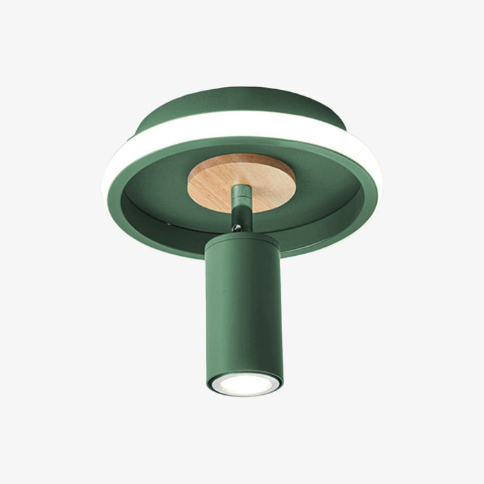 Plafonnier design en métal Basil | Marco Lucetti Vert / A - D20x20cm / Chaude