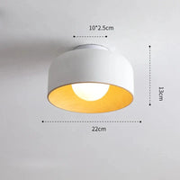 Plafonnier design en métal pour un éclairage intérieur stylé | Marco Lucetti Blanc / Changeable