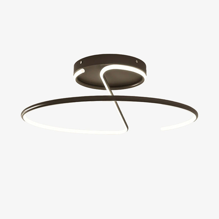 Plafonnier LED Cercle Métallique Diana