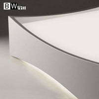 Plafonnier design LED carré blanc Bwart | Marco Lucetti