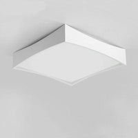 Plafonnier design LED carré blanc Bwart | Marco Lucetti