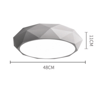 Plafonnier LED Diamant Géométrique