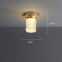 Plafonnier design LED doré en cristal Tourtelle Gold | Marco Lucetti A / Chaude