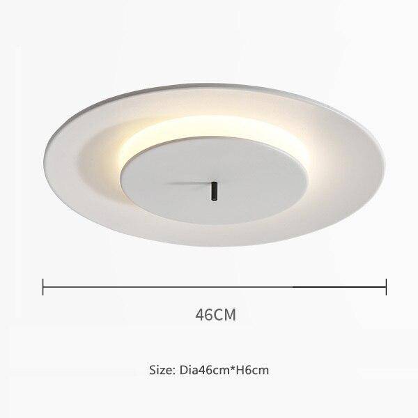 Plafonnier design LED en aluminium coloré Macaron | Marco Lucetti Blanc