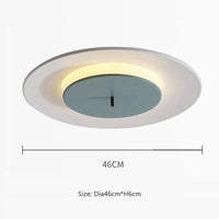 Plafonnier design LED en aluminium coloré Macaron | Marco Lucetti Vert