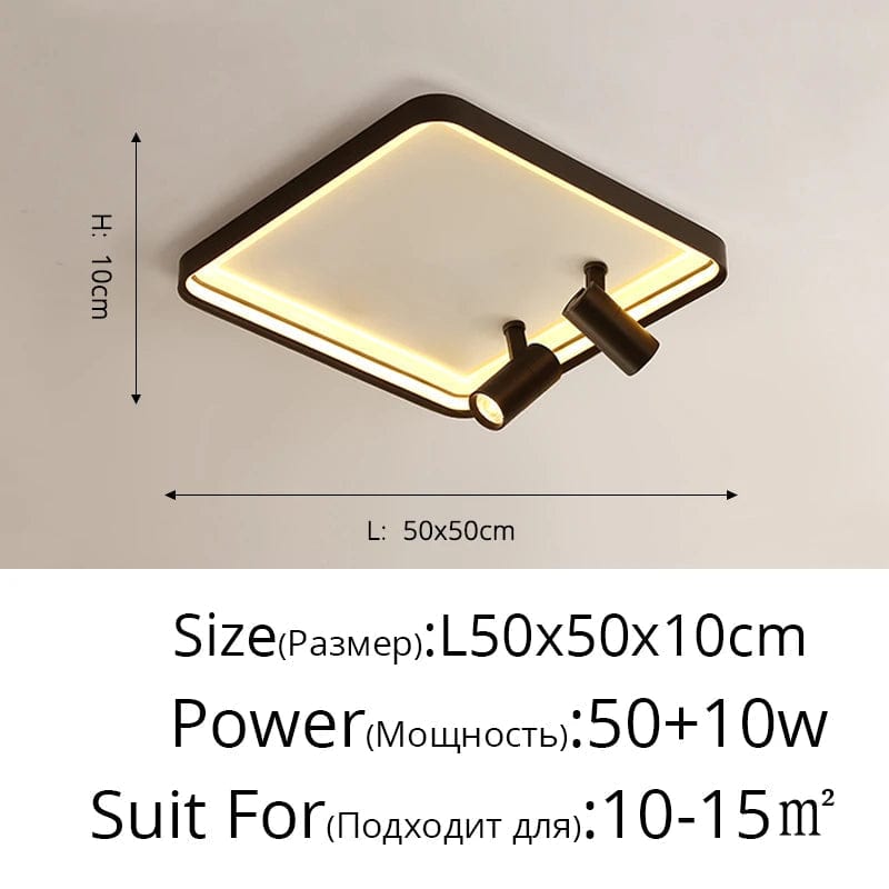 Plafonnier Design LED pour Salon Chambre Intérieur Surface Monté | Marco Lucetti