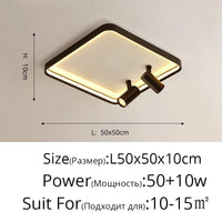 Plafonnier Design LED pour Salon Chambre Intérieur Surface Monté | Marco Lucetti