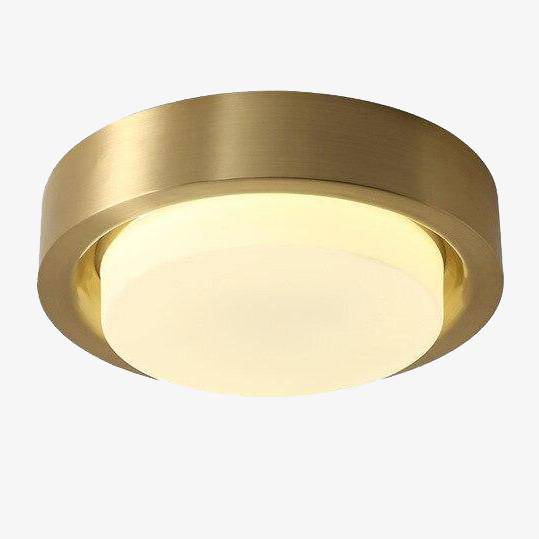 Plafonnier LED Rétro Doré