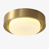 Plafonnier LED Rétro Doré