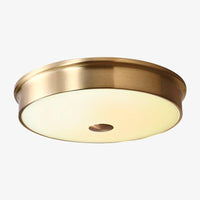 Plafonnier LED Rond Doré