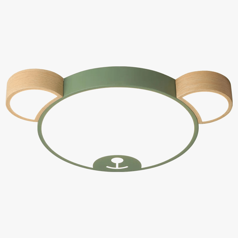 Plafonnier design moderne en forme d'ours en bois LED | Marco Lucetti