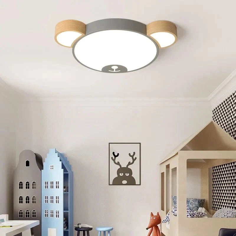 Plafonnier design moderne en forme d'ours en bois LED | Marco Lucetti