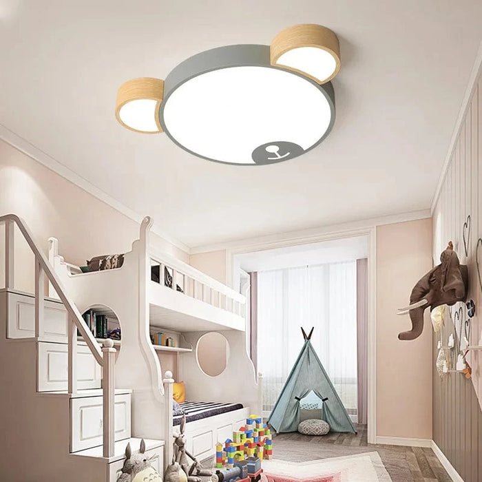 Plafonnier design moderne en forme d'ours en bois LED | Marco Lucetti