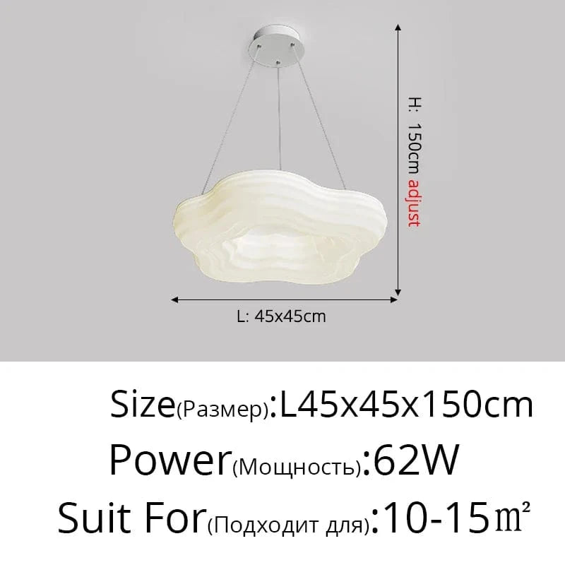 Plafonnier design moderne - Ensemble de lampes minimaliste | Marco Lucetti DY-6230 L45x45cm 62W / 3 couleurs sans télécommande