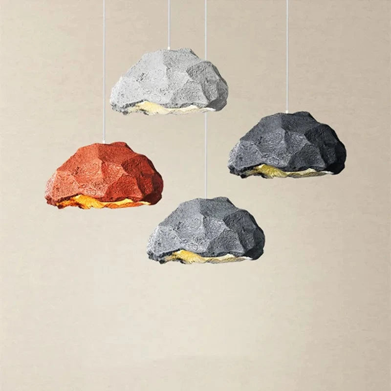 Plafonnier Design Nordique pour Restaurant Salon en Résine - Style Nostalgique Handmade | Marco Lucetti