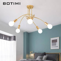 Plafonnier doré CrossBranch. | Marco Lucetti