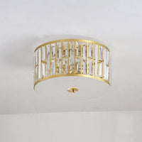 Plafonnier doré en cristal PylonnaLux | Marco Lucetti