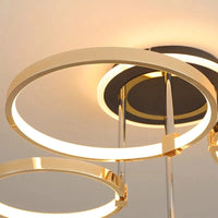 Plafonnier doré LED - Style Moderne | Marco Lucetti