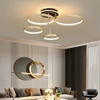 Plafonnier doré LED - Style Moderne | Marco Lucetti