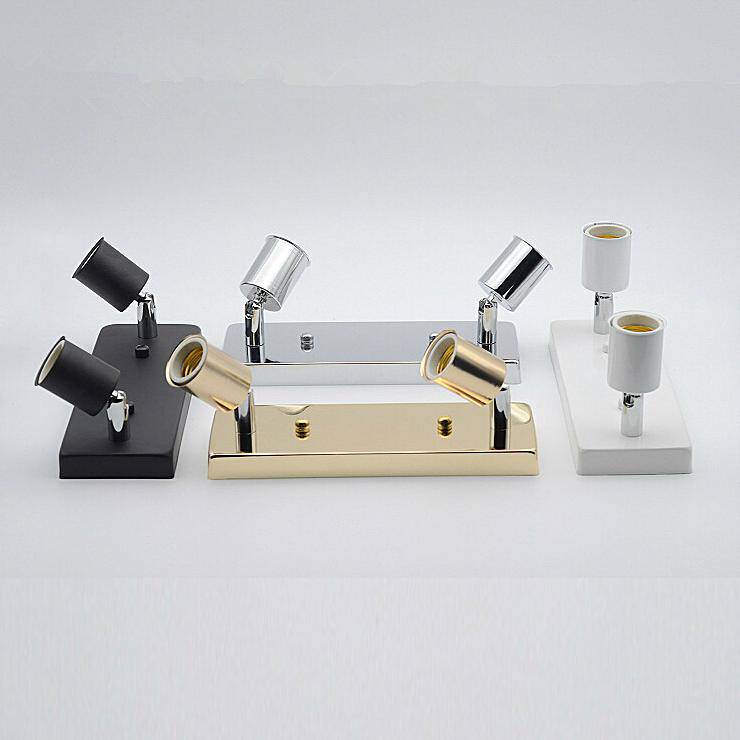 Plafonnier double-direction (noir, blanc, doré, chromé) | Marco Lucetti
