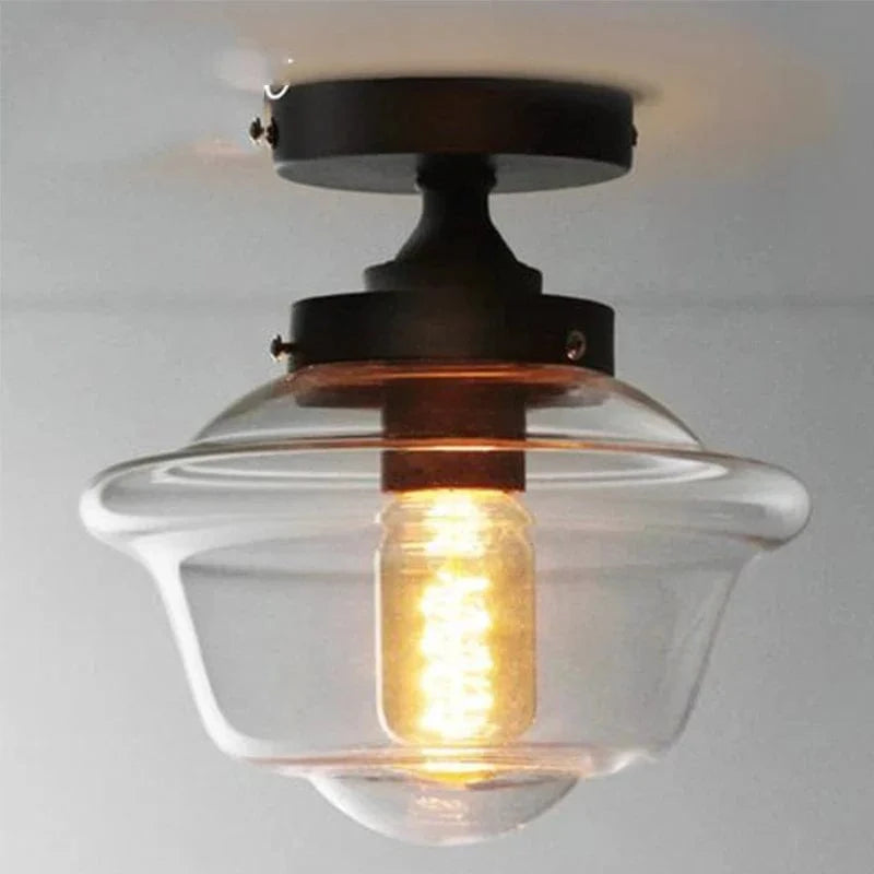 Plafonnier E27 en verre ananas - Collection Tropicana | Marco Lucetti