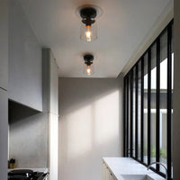 Plafonnier Élégance en Verre Transparent | Marco Lucetti