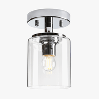 Plafonnier Élégance en Verre Transparent | Marco Lucetti