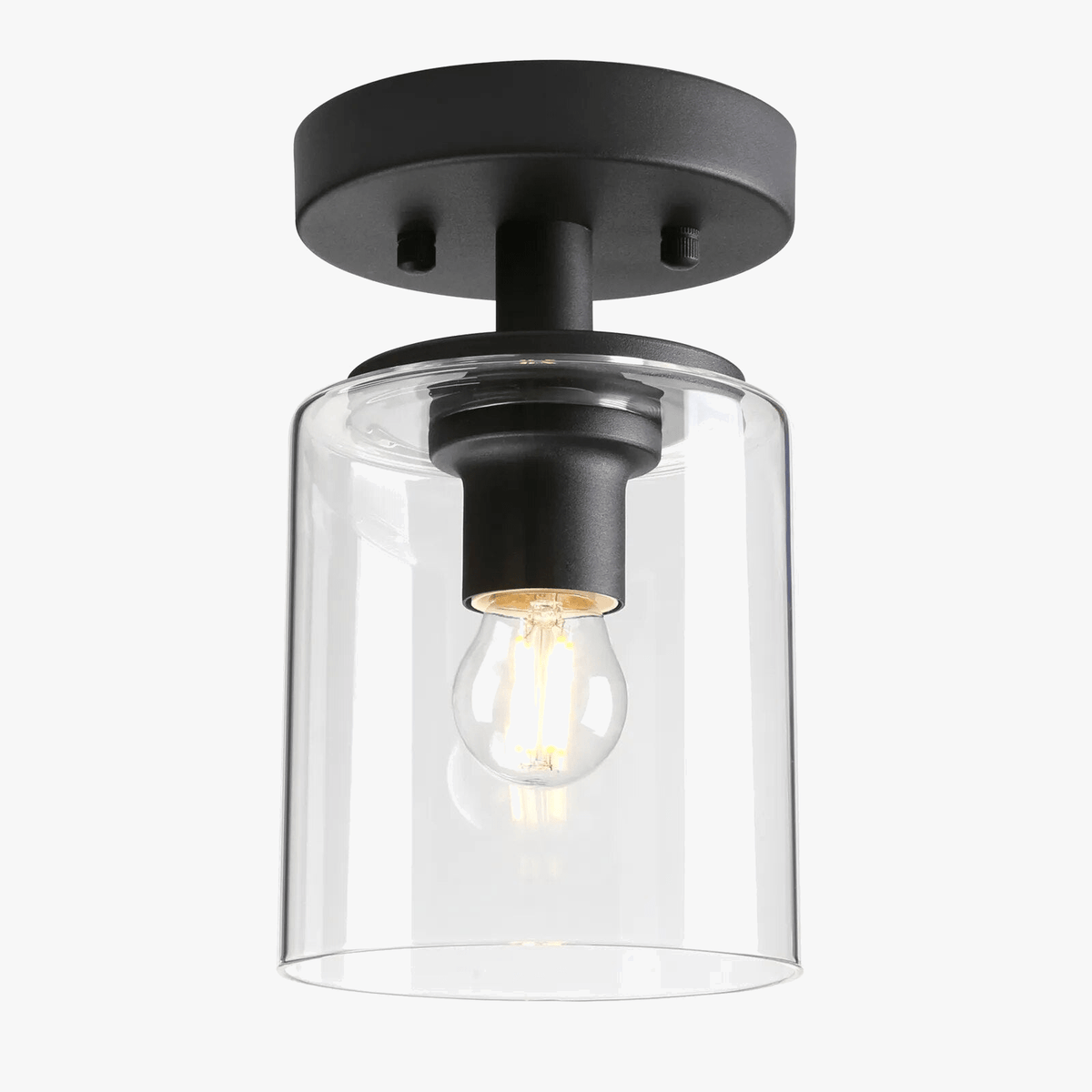 Plafonnier Élégance en Verre Transparent | Marco Lucetti