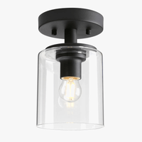 Plafonnier Élégance en Verre Transparent | Marco Lucetti