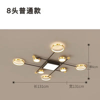 Plafonnier élégant en cadre alu doré avec LED | Marco Lucetti Tapez A1 / Lumière blanche