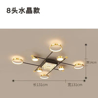 Plafonnier élégant en cadre alu doré avec LED | Marco Lucetti Type B1 / Lumière blanche